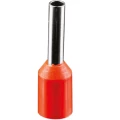Изображение товара Наконечник-гильза втулочный NAVIGATOR NET изолированный, сечение 1.5 мм2, длина контакта 15.5 мм, материал - латунь, упаковка 10 шт, цвет - красный
