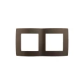 Изображение товара Рамка ЭРА Серия 12 2П 2 поста, корпус - поликарбонат, цвет - бронза