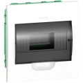 Изображение товара Бокс встраиваемый Systeme-Electric СП City9 Box 92х208х222 мм, модулей-8, рядов-1, номинальный ток - 63А, глубина - 92 мм, ширина - 208 мм, высота - 222 мм, IP40, материал - пластик, цвет - белый, с прозрачной дверью