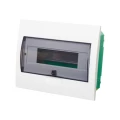 Изображение товара Бокс встраиваемый Systeme-Electric СП City9 Box 92х280х222 мм, модулей-12, рядов-1, номинальный ток - 63А, глубина - 92 мм, ширина - 280 мм, высота - 222 мм, IP40, материал - пластик, цвет - белый, с прозрачной дверью