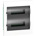 Изображение товара Бокс встраиваемый Systeme-Electric СП City9 Box 100х300х345 мм, модулей-12, рядов-2, номинальный ток - 63А, глубина - 100 мм, ширина - 300 мм, высота - 345 мм, IP40, материал - пластик, цвет - белый, с прозрачной дверью
