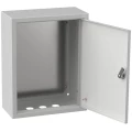 Изображение товара Корпус навесной GENERICA ЩМП-1-0 220х310х395 мм, толщина двери/крышки - 0.6 мм, толщина плиты - 0.8 мм, глубина - 220 мм, ширина - 310 мм, высота - 395 мм, IP31, материал - сталь, цвет - серый