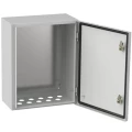 Изображение товара Корпус навесной GENERICA ЩМП-2-0 220х400х500 мм, толщина двери/крышки - 1 мм, толщина плиты - 1 мм, глубина - 220 мм, ширина - 400 мм, высота - 500 мм, IP54, материал - сталь, цвет - серый