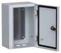 Изображение товара Корпус навесной IEK ЩМП-3.2.1-0 150х210х300 мм, толщина двери/крышки - 1 мм, толщина плиты - 1 мм, глубина - 150 мм, ширина - 210 мм, высота - 300 мм, IP54, материал - сталь, цвет - серый
