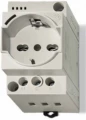 Изображение товара Розетка для электрических шкафов FINDER IP20 серый, 0.05 кг