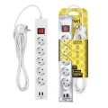 Изображение товара Сетевой фильтр Duwi 32592 5 с USB и защитой от перенапряжения