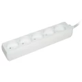 Изображение товара Бытовой удлинитель IEK WYP10-06-05-05-N с 5 розетками 5 м без заземления белый