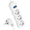 Изображение товара Удлинитель КОСМОС YKsm-3g-Z-V(10A)P с 3 розетками, 5 м кабель, заземление