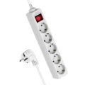 Изображение товара Удлинитель КОСМОС YKsm-5g-Z-V(K), розетки - 5 шт, длина кабеля - 5 м, ток номинальный - 16 А, мощность максимальная - 3500 Вт, IP20, с заземлением, выключателем
