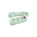 Изображение товара Удлинитель Makel MGP214 3 розетки 5 м IP20 с заземлением и выключателем