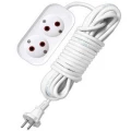 Изображение товара Удлинитель UNIVersal У6-011М, розетки - 2 шт, длина кабеля - 7 м, ток номинальный - 10 А, IP20, без заземления