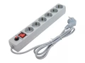 Изображение товара Сетевой фильтр UNIVersal 967U 6 розеток 2200Вт заземление IP20