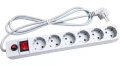 Изображение товара Удлинитель сетевой UNIVersal 967U 3м 6 гнезд защитой от перепадов напряжения