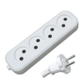 Изображение товара Удлинитель UNIVersal У6-766, розетки - 4 шт, длина кабеля - 10 м, ток номинальный - 6 А, мощность максимальная - 1300 Вт, IP20, без заземления, белый