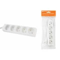 Изображение товара Удлинитель TDM У5 с 5 розетками 5 м белый бытовой без заземления