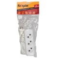 Изображение товара Удлинитель Navigator NPE-S/S1-X 3 розетки 1.5 м IP20 белый