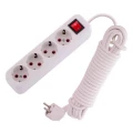 Изображение товара Удлинитель бытовой LEZARD Lila 720-0407-402 4 розетки 7 м IP20 с заземлением