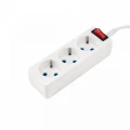 Изображение товара Удлинитель PROCONNECT PREMIUM ПВС 3x0.75мм, розетки - 3 шт, длина кабеля - 5 м, ток номинальный - 6 А, мощность максимальная - 1300 Вт, IP20, с заземлением и выключателем, белый