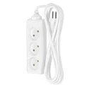 Изображение товара Удлинитель ФОТОН 10-53, розетки - 3 шт, длина кабеля - 5 м, ток номинальный - 10 А, мощность максимальная - 2500 Вт, IP20, без заземления, белый