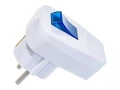 Изображение товара Угловая вилка с выключателем UNIVersal 16А 220В IP20 белая