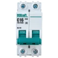 Изображение товара Автоматический выключатель двухполюсный Schneider Electric DEKraft ВА-101 2Р 16А (С) 4.5кА, сила тока 16 А, тип расцепления C, переменный, отключающая способность 4.5 kА