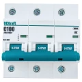 Изображение товара Автоматический выключатель трехполюсный Schneider Electric DEKraft ВА-201 3Р 100А (С) 10кА, сила тока 100 А, тип расцепления С, переменный, отключающая способность 10 kА