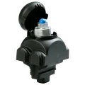 Изображение товара Зажим прокалывающий ENSTO SLIP 12.1 сечение Al/Cu 10-95мм2 с Al/Cu 1.5-50мм2, материал - атмосферостойкий пластик, цвет - черный SLIP12.1