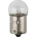 Изображение товара Лампа накаливания автомобильная ЭРА BA15s мощность - 5Вт, напряжение - 12В, цоколь - R5W, для габаритных и стояночных огней, подсветка номерного знака