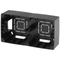 Изображение товара Коробка монтажная ЭРА 12-6102-06 накладная, 2 поста, корпус - пластик, цвет - чёрный