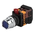 Изображение товара Кнопка управления ЭРА ABLF-22 BBT10-ABLF-K07E 240 В синий диаметр 22 мм