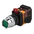 Изображение товара Кнопка управления ЭРА ABLF-22 BBT10-ABLF-K06E 240 В зеленая 22 мм неон