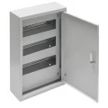 Изображение товара Корпус металлический ЭРА ЩРН-36з-1 76 (40) IP31 500х300х120 навесной, количество рядов - 3, количество модулей - 36, цвет - серый Б0028761
