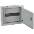 Изображение товара Корпус металлический ЭРА ЩРВ-12з-76 IP31 220х300х120 встраиваемый, количество рядов - 1, количество модулей - 12, цвет - серый