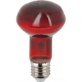 Изображение товара Лампа инфракрасная ЭРА ИКЗК 230-60 R63 Е27 для обогрева животных, 60 мм, мощность - 60 Вт, цоколь - E27, цветовая температура - 1277 К , тип лампы - накаливания, тип стекла - зеркальный, форма - двойной рефлектор, цвет - красный