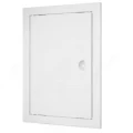 Изображение товара Люк-дверца EVECS Л 400х400 мм с фланцем и ручкой, корпус - пластик
