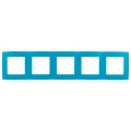 Изображение товара Рамка ЭРА 12 12-5005-28 5 постов 365х81х9 мм, корпус - пластик, монтаж - универсальный, цвет - голубой