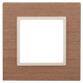 Изображение товара Рамка ЭРА Elegance 14-5301-07 1 пост 92х92х10 мм, корпус - дерево, монтаж - универсальный, цвет - ясень/слоновая кость