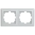 Изображение товара Рамка ЭРА Solo 4-502-01 2 поста 153х81х9 мм пластик белый