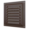Изображение товара Решетка вентиляционная ERA МЭ 200х200 сетка, материал – окрашенная сталь, коричневая