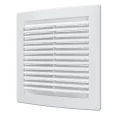 Изображение товара Решетка вентиляционная ERA РЦ 250х250 сетка, материал – пластик, белая