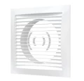 Изображение товара Решетка вентиляционная ERA РСФ 150х150 фланец Дн100, материал – пластик
