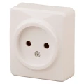 Изображение товара Розетка ЭРА Эксперт 11-2201 2P 16АХ-250В для открытого монтажа слоновая кость