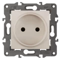Изображение товара Розетка ЭРА Elegance 14-2105 2P, 16A-250В, 1-местная, для скрытой установки, без заземления, IP20, цвет - слоновая кость