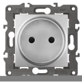 Изображение товара Розетка скрытого монтажа ЭРА Elegance 14-2105 2P 16A 250В алюминиевая