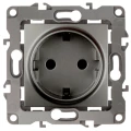 Изображение товара ЭРА 12-2001 розетка Schuko 16A для скрытой установки графит