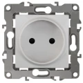 Изображение товара Розетка ЭРА серия 12 12-2005 2P, 16A-250В, 1-местная, для скрытой установки, без заземления, IP20, цвет - белый