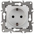 Изображение товара Розетка ЭРА серия 12 12-2011 2P+E Schuko, 16A-250В, 1-местная, для скрытой установки, с заземлением, IP20, цвет - белый