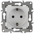 Изображение товара Розетка ЭРА серия 12 12-2101 2P+E Schuko 16A скрытая монтаж белая