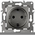 Изображение товара Розетка ЭРА серия 12 12-2101, 2P+E Schuko, 16A-250В, графит