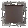 Изображение товара Розетка ЭРА серия 12 12-2103 2P+E Schuko со шторками с крышкой 16А-250В бронзовая